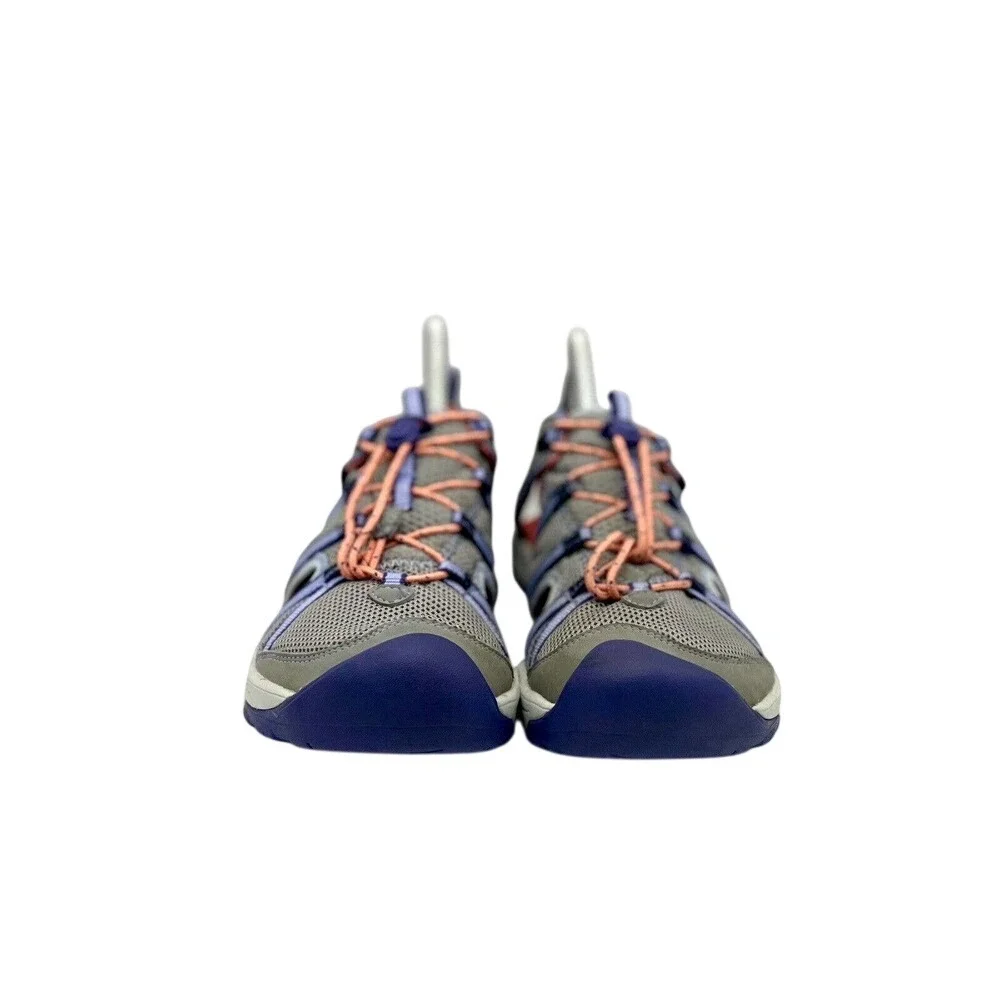 Teva Kids Omnium Grey Purple Coral Closed Toe Sport Water Sandal 1019403Y Size 5